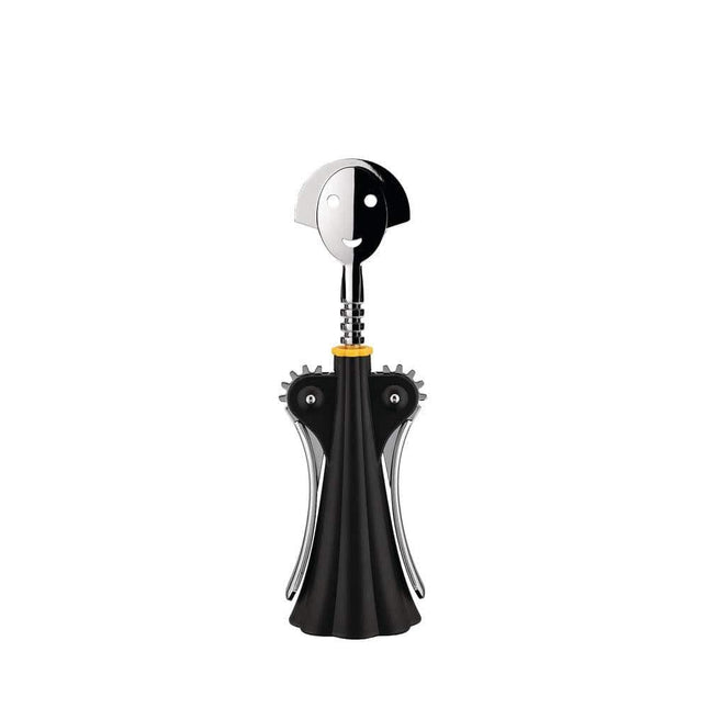 Cooks Boutique Bar Accessories Alessi Anna G Corkscrew Black AAM01B