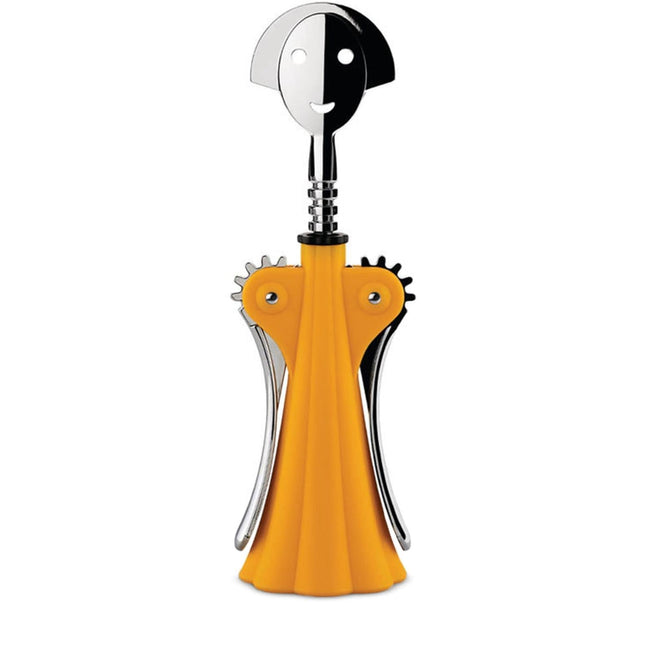 Cooks Boutique Bar Accessories Alessi Anna G Corkscrew Yellow AM01DY