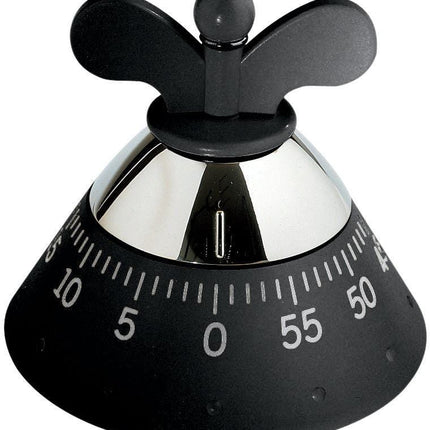 Cooks Boutique Timers & Thermometres Alessi Kitchen 60 Minute Timer By Michael Graves - Black A09B