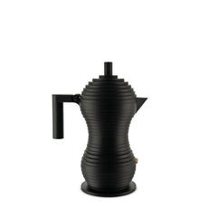 Cooks Boutique Moka Pot Alessi Pulcina 6 Cup Moka Pot Black MDL02/6BB