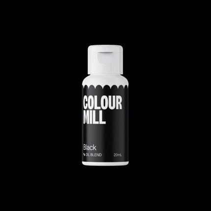 Cooks Boutique Food Colouring Black Colour Mill Oil Based Food Colouring 20ml 107209
