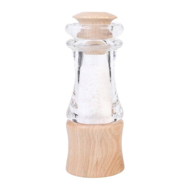 Cooks Boutique Salt Mill Crush Grind Classic Salt Mill Beech 15cm 11527