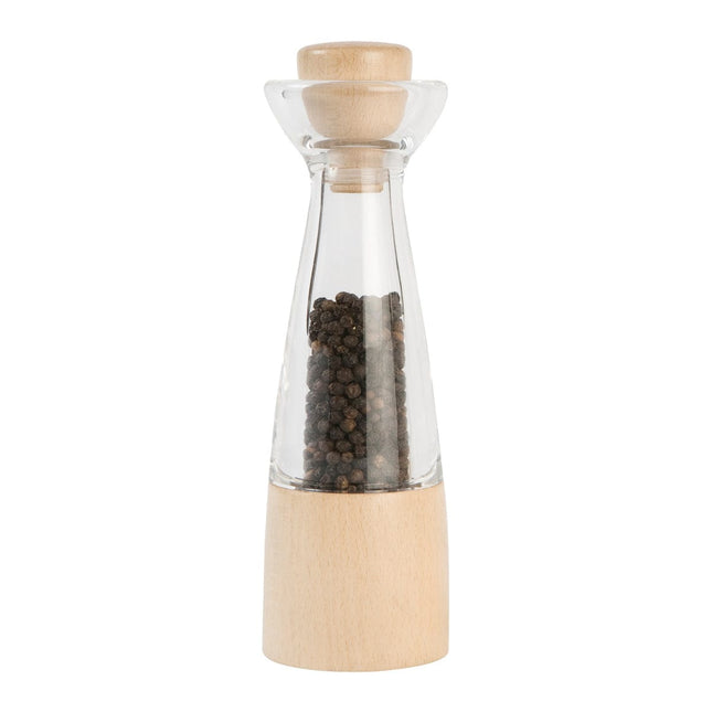 Cooks Boutique Pepper Mill Crush Grind Stockholm Pepper Mill Beech 20cm 11530
