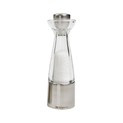 Cooks Boutique Salt Mill Crush Grind Stockholm Stainless Steel Salt Mill 200mm 11745