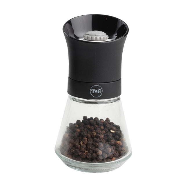 Cooks Boutique Pepper Mill Crush Grind Tip Top Pepper Mill Black 12.5cm 11090