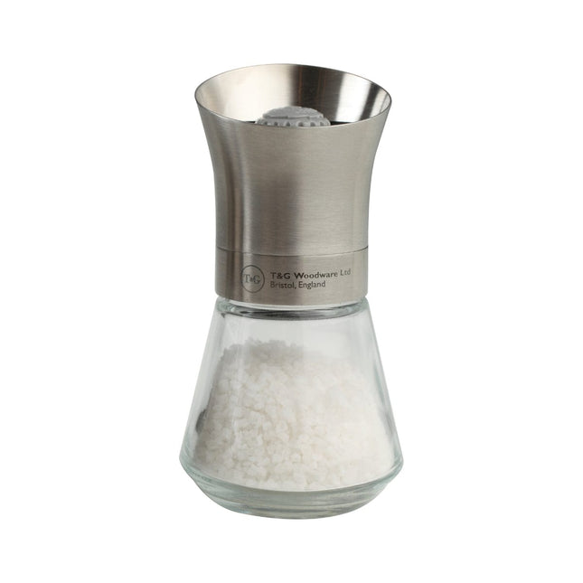 Cooks Boutique Salt Mill Crush Grind Tip Top Salt Mill Stainless Steel 12.5 cm 11095