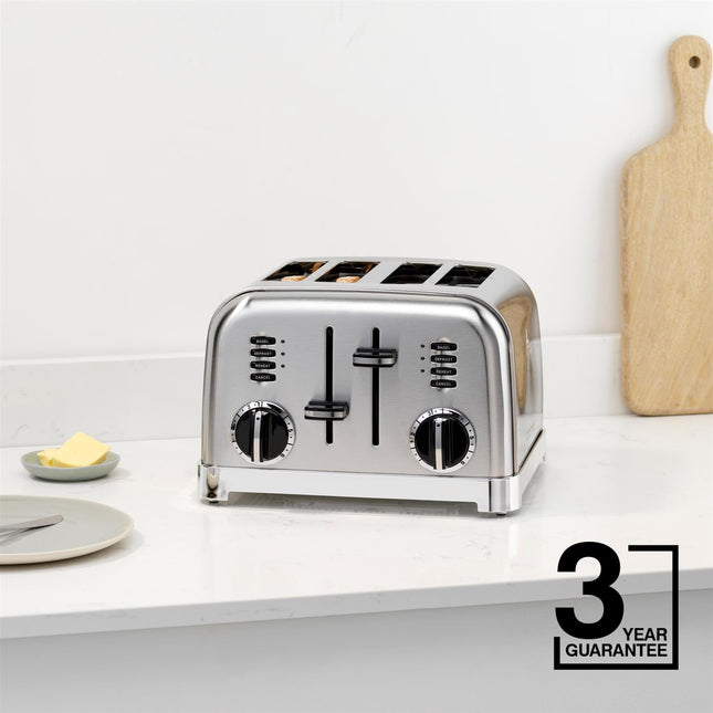 Cooks Boutique Toasters Cuisinart Signature 4 Slice Toaster Stainless Steel CPT180BPU