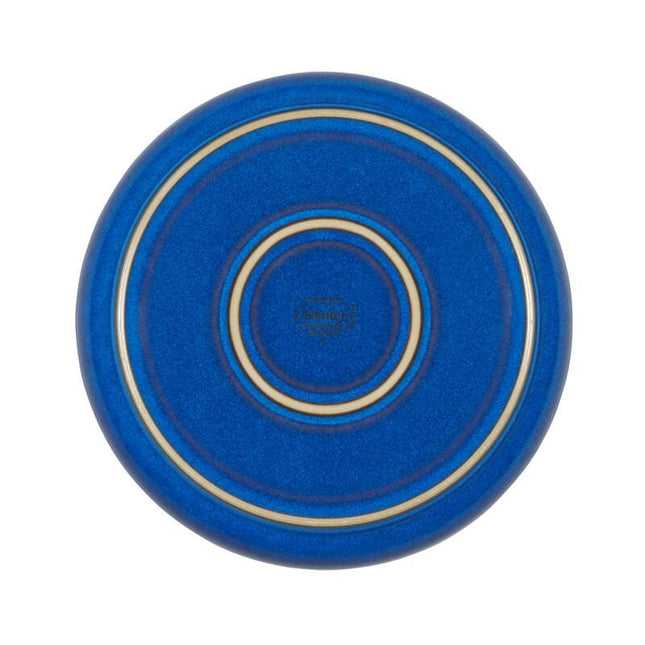 Cooks Boutique Side Plates Denby Imperial Blue Medium Coupe Plate 001012004