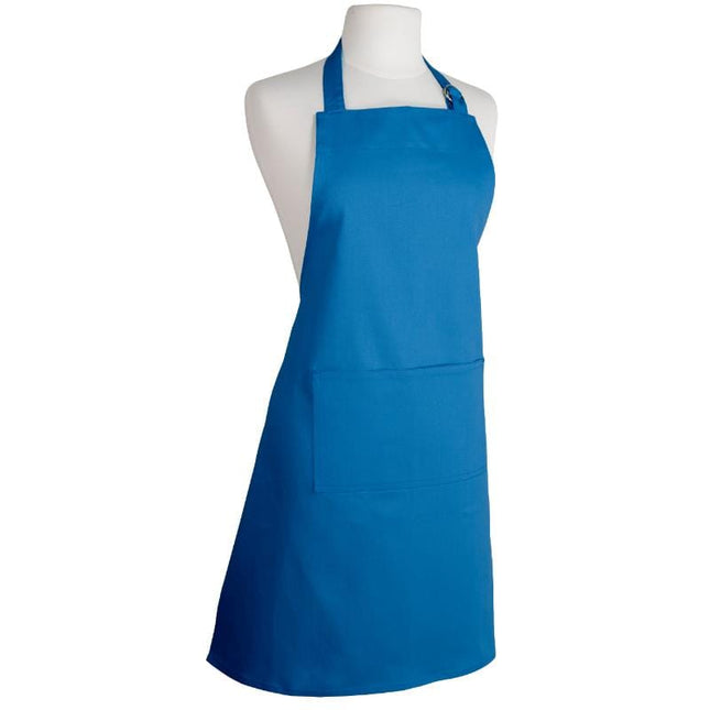 Cooks Boutique Aprons Dexam Love Colour Adult Cotton Apron Moroccan Blue 16150360