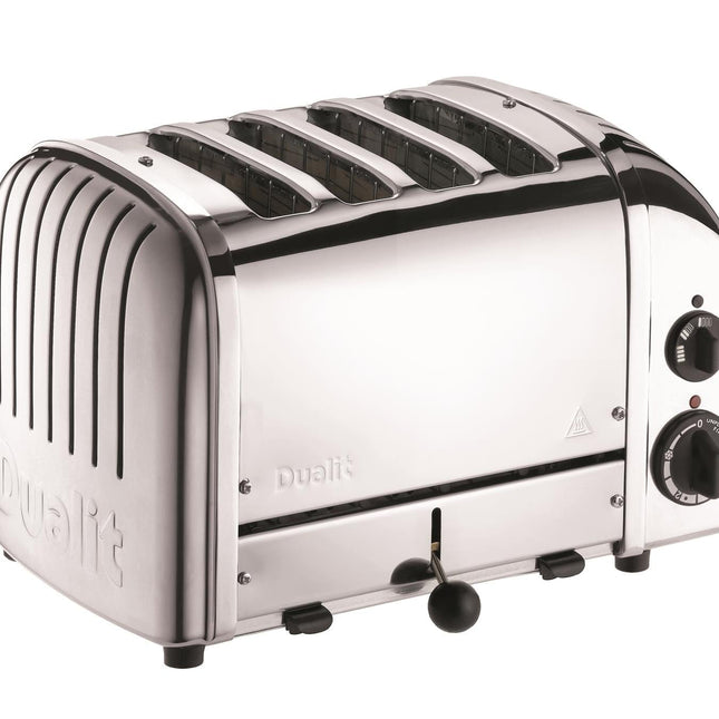 Cooks Boutique Toasters Dualit Classic Vario AWS 4 Slot Toaster, Stainless Steel 40378