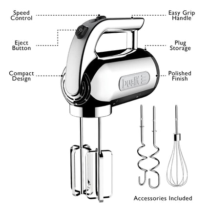 Cooks Boutique Hand Mixers Dualit Hand Mixer Chrome 89300