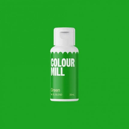 Cooks Boutique Food Colouring Green Colour Mill Oil Based Food Colouring 20ml 107222