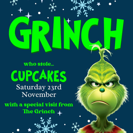 Cooks Boutique Cookery Class Grinch-Themed Christmas Cupcake Decorating Class: Festive Fun!