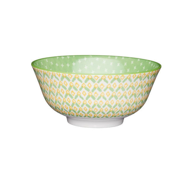 Cooks Boutique Cereal Bowls KitchenCraft 15.7cm Bowl Bold geo pattern KCBOWL11