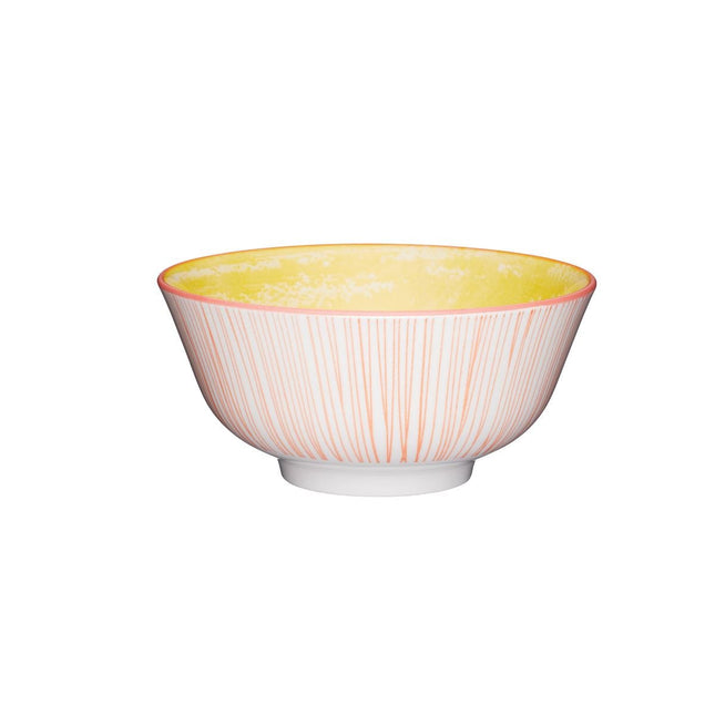 Cooks Boutique Cereal Bowls KitchenCraft 15.7cm Bowl Stripe and Swirl KCBOWL05