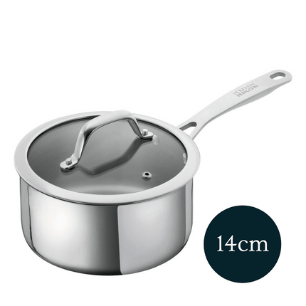 Cooks Boutique Saucepans Kuhn Rikon Allround Saucepan With Glass Lid 1.0L (14Cm) 37490