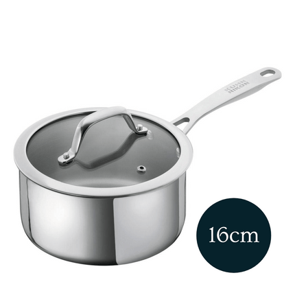 Cooks Boutique Saucepans Kuhn Rikon Allround Saucepan With Glass Lid 1.5L 16Cm 37470