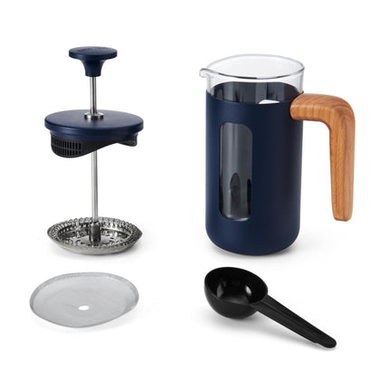 Cooks Boutique Cafetieres La Cafetiere Pisa 3 Cup Cafetiere 350ml Navy LCPISA3CPNVY