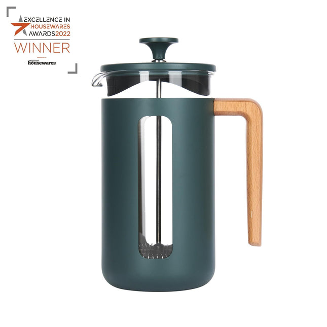 Cooks Boutique Cafetieres La Cafetiere Pisa 8 Cup Cafetiere 1L Green LCPISA8CPGRNW
