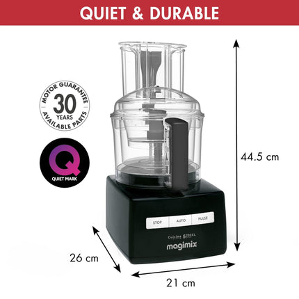 Cooks Boutique Food Processors Magimix 5200XL Pro Food Processor Black 18712