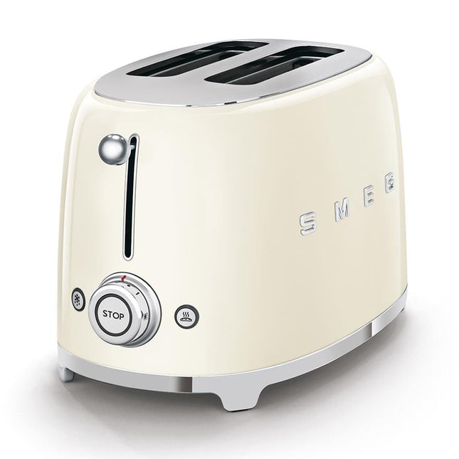 Cooks Boutique Toasters Smeg 2 Slice Toaster - Cream TSF01CRUK