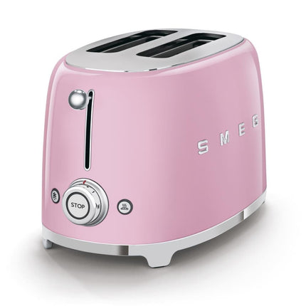 Cooks Boutique Toasters Smeg 2 Slice Toaster - Pink TSF01PKUK