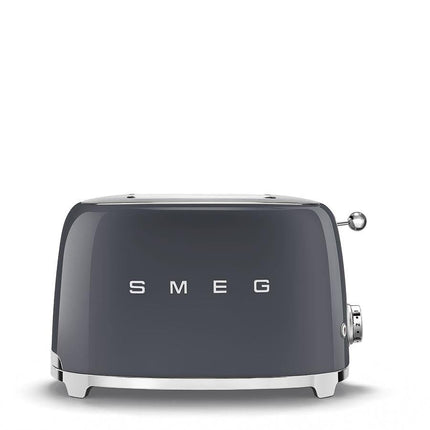 Cooks Boutique Toasters Smeg 2 Slice Toaster - Slate Grey TSF01GRUK