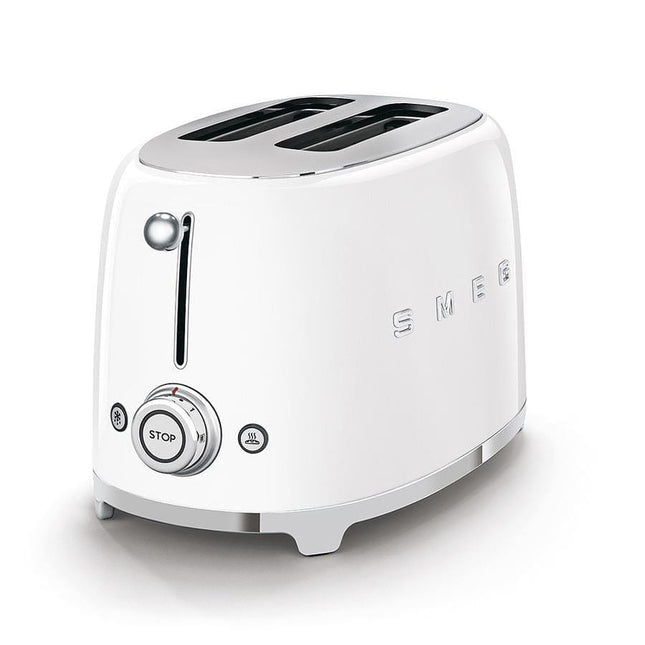 Cooks Boutique Kettles Smeg 2 Slice Toaster - White TSF01WHUK