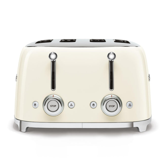 Cooks Boutique Toasters Smeg 4 Slice Toaster - Cream TSF03CRUK