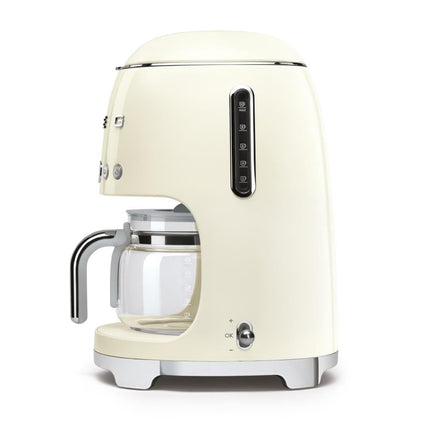 Cooks Boutique Filter Coffee Smeg Drip Filter Coffee Machine - Cream DCF02CRUK