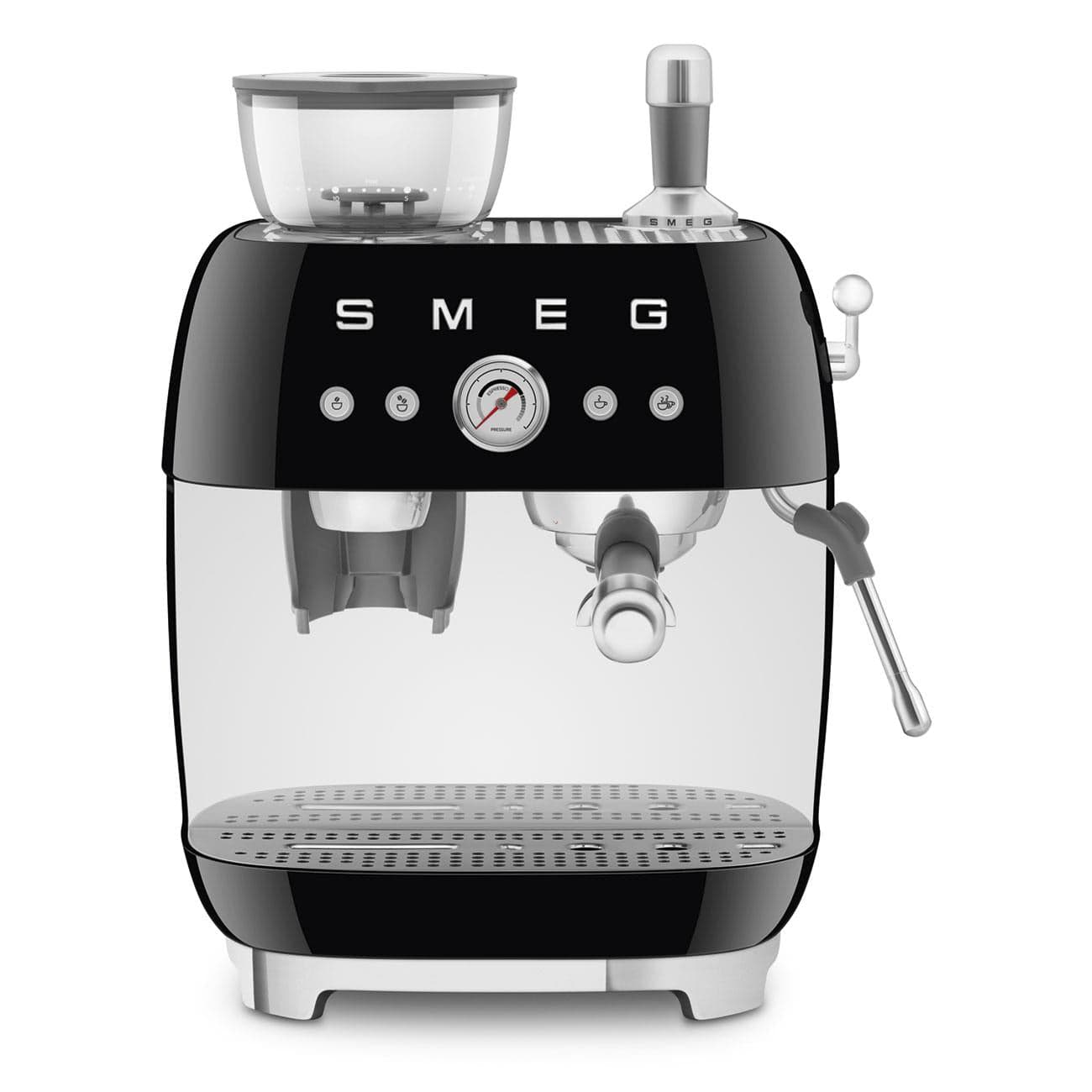 Smeg Retro Style EGF03 Bean to Cup Espresso Coffee Machine Black