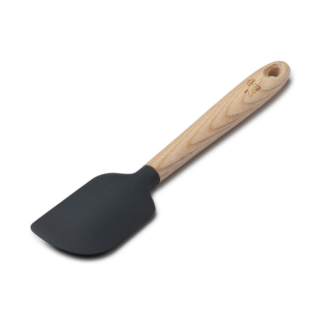 Cooks Boutique Spatulas Zeal Large Spatula Spoon w/ Ash Wood Handle Dark Grey J362T