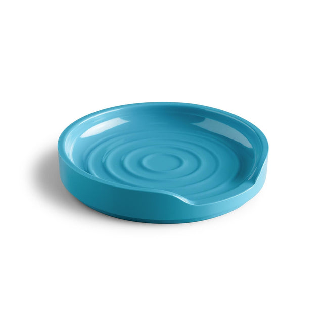 Cooks Boutique Spoon Rests Zeal Round Spoon Rest, Aqua G280A