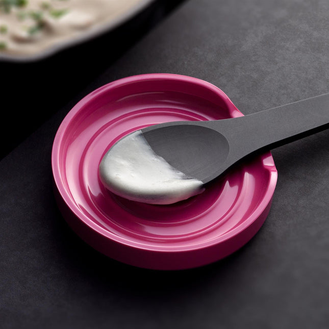 Cooks Boutique Spoon Rests Zeal Round Spoon Rest, Neon Pink G280H