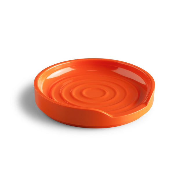 Cooks Boutique Spoon Rests Zeal Round Spoon Rest, Orange G280O