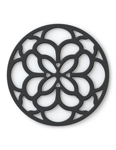 Cooks Boutique Trivets & Pot Stands Zeal Silicone Circular Trivet Mat Black J354N